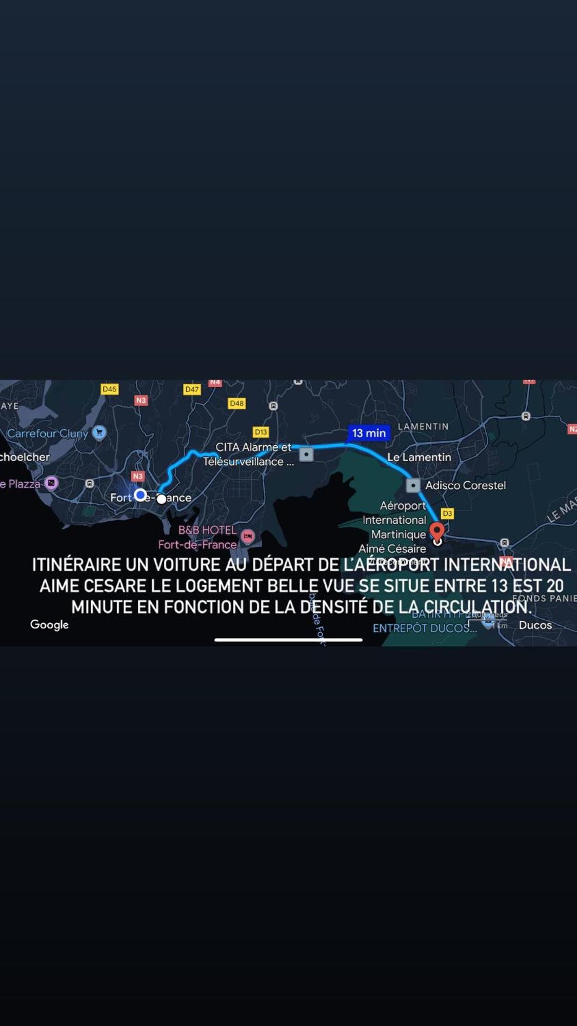 Belle Vue Leilighet Fort-de-France Eksteriør bilde